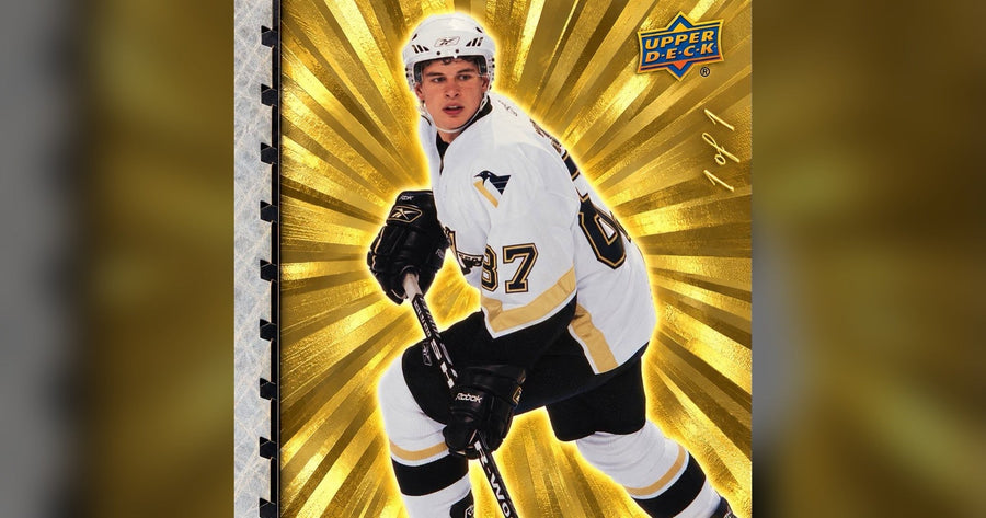 Sidney Crosby, carte Outburst Gold 1 of 1 d'Upper Deck