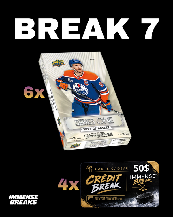 Break #7 — Series One 2026-27 + Crédit
